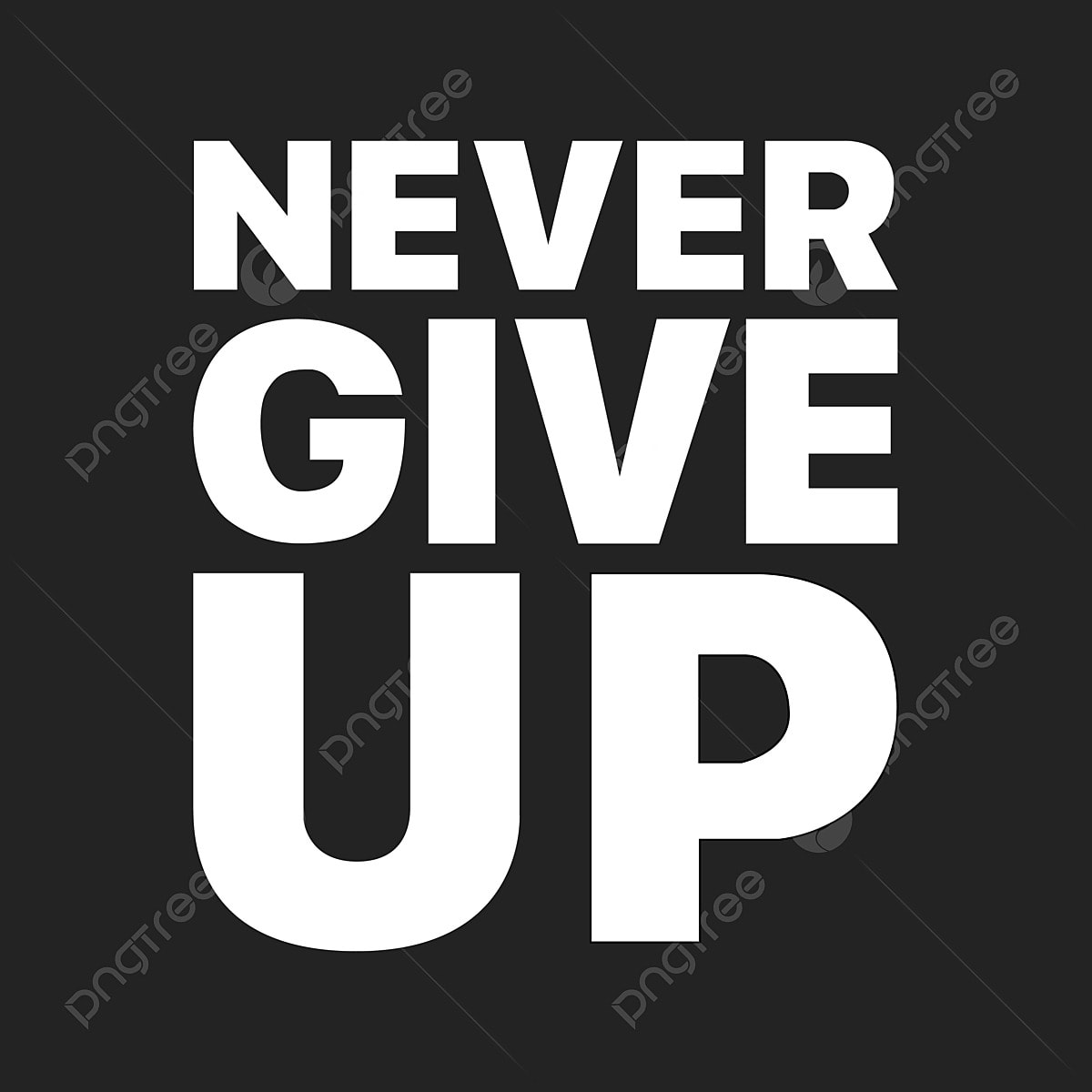 The Never Give Up Sentence That Was Popularized By One Soccer Player From Liverpool Font Effect EPS For Free Download