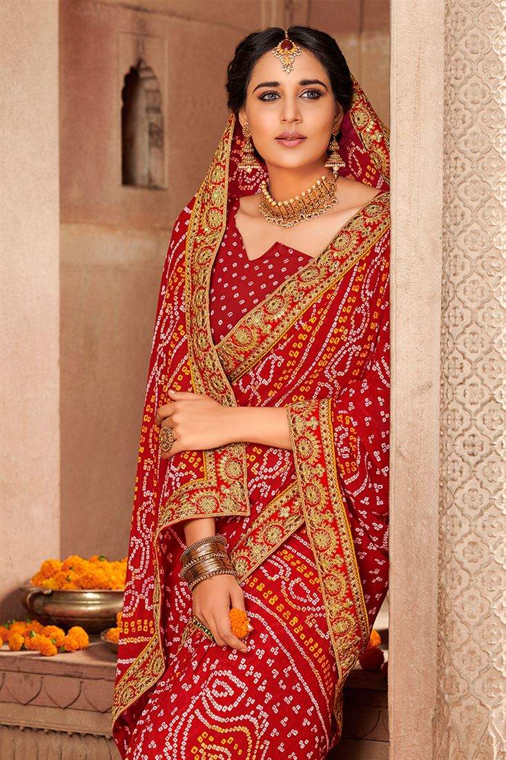Bandhani Saree 